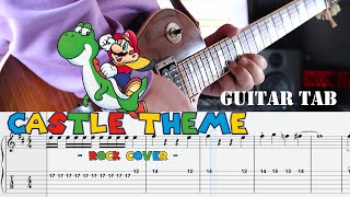 【TAB】スーパーマリオワールド お城BGMをギターでロックに弾いてみた【Castle Theme from Super Mario World Guitar Cover】