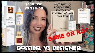 Dossier Perfumes / Dupes for Replica By the Fireplace + MFK Baccarat Rouge 540