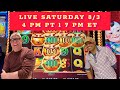 LIVE SATURDAY 8/3 @  4 PM PT l 7 PM ET FROM LAS VEGAS CASINO #gambling #slot #slotmachine