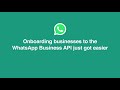 How to use embedded signup to onboard clients to the WhatsApp Business API