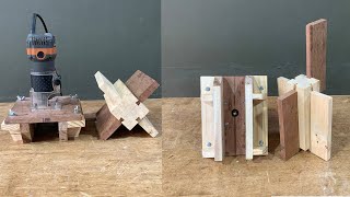 Amazing Japanese Wood Joinery Technique With Router Jig