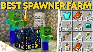 NEW BEST MINECRAFT 1.21 SPAWNER XP FARM | Bedrock & Java, Extra Loot