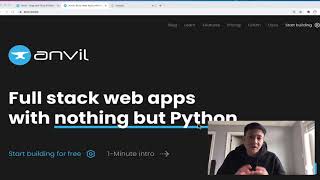 Anvil Uplink tutorial: Run custom Python web server code for free - 1/2