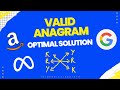 How I Solve Valid Anagram | Leetcode 242 | Tips for Interview