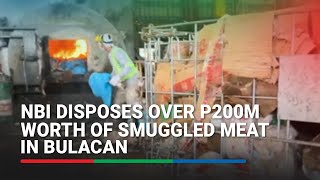 NBI disposes over P200M worth of smuggled meat in Bulacan | ABS-CBN News