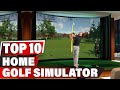 Best Home Golf Simulator In 2024 - Top 10 New Home Golf Simulators Review