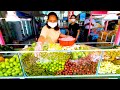 Unforgettable taste of Cambodia | Sour fresh & pickled fruits with amazing salt and sauces