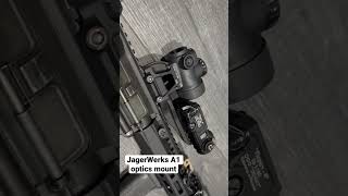 JagerWerks A1 Mount. Irregulars defense FEER CTR on my AR Rifle Marui MWS GBB #airsoft #airsofters