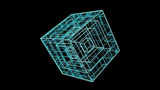 Wireframe Cube - Blender Animation