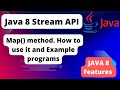 8.3 When or How to Use map in Stream API| Java 8 map stream | Stream map java 8 example