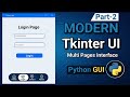Build a Modern Tkinter Multi-Page GUI in Python | Part 2: Custom Navigation Bar & Icons
