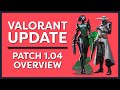 VALORANT -  Patch 1.04 Update Overview - Viper Buffs, Classic Rework + More