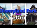 Top 10 rides at Disneyland Park - Paris, France | 2022