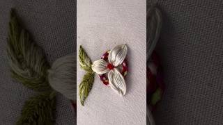 Beautiful flower embroidery design|#embroidery |#shorts |#shortvideo