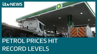 UK petrol prices reach record levels - so what's behind the spike? | ITV News