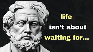 life is not about Waiting for... /life changing qoutes/motivational quotes.
