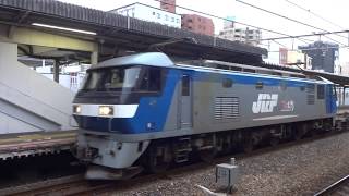 新・EF210形牽引貨物列車　西明石駅通過　パート30