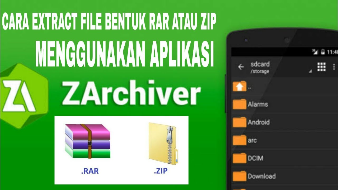 [Tutorial] Cara Extract File Berbentuk RAR Ataupun ZIP Menggunakan ...