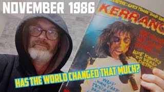 Kerrang Magazine | 1986 | Has the world changed that much?