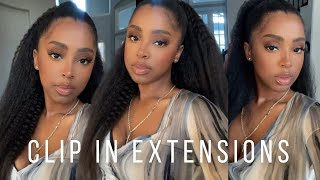 My Favorite Versatile Seamless Clip Ins Natural Install Ft. Eayonhair