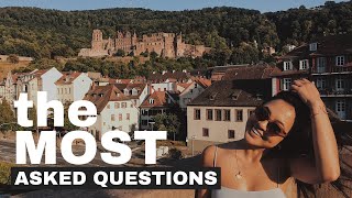 STUDY ABROAD Q&A: What you NEED to know! | Heidelberg, Germany