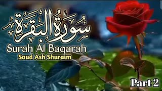 Surah Baqarah By Sheikh Shuraim with Urdu Translation || Part 2 || QHQ Official