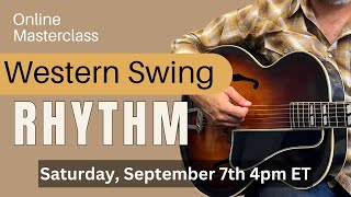 Western Swing Rhythm Live Online Masterclass Promo