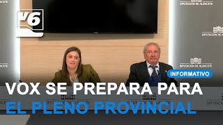 Vox presentará dos mociones en el pleno de la Diputación