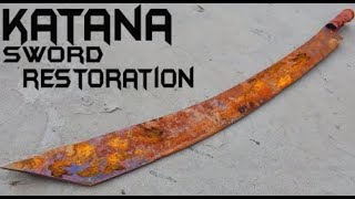 Katana //Rusty Katana Sword Restoration