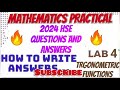 maths practical exam special 2024 hse exam questions and answers lab 4 trigonometric functions