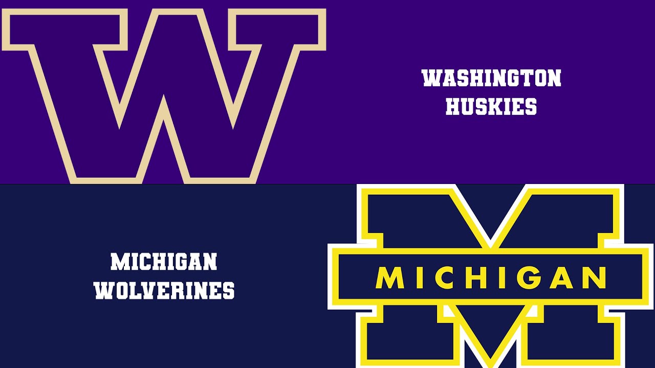 National Championship | Washington Huskies Vs. Michigan Wolverines ...