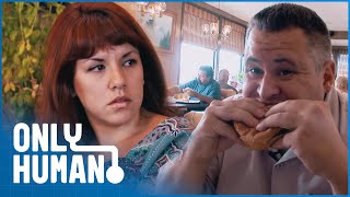 Husband and Undercover Muncher | Addicted to Cheeseburgers | Freaky Eaters (US) S1 E1 | Only Human