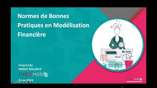 Normes de Bonnes Pratiques en Modélisation Financière