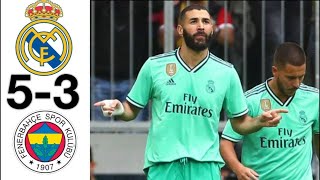 Real Madrid vs Fenerbahce 5-3 Highlights & All Goals (31/07/2019) Audi Cup