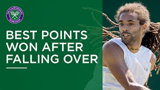 Best points won after falling over | Wimbledon Retro