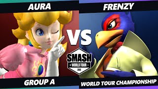 SWT Championship Group A - Aura (Peach) Vs. Frenzy (Falco) SSBM Melee Tournament