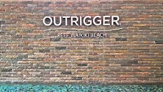 【4K】𝐖𝐀𝐋𝐊 🇺🇸 The Outrigger Reef Waikiki Beach Resort