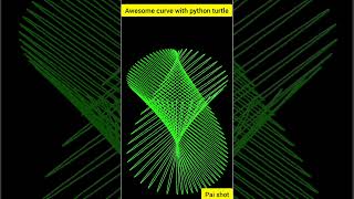 Drawing cool curves with python turtle #shorts