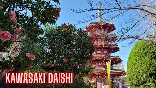 ENJOYING KAWASAKI DAISHI TEMPLE AND PAGODA ON A MONDAY AFTERNOON