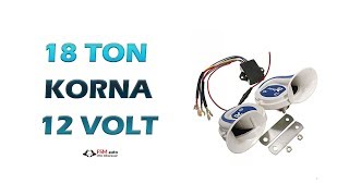 18 Farklı Melodisi Olan 18 Ton Yankılı Korna 12 Volt - FSMauto