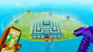 I Transformed an Ocean Monument in Hardcore Minecraft!