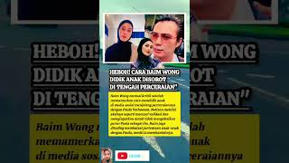 Heboh,cara Baim wong didik anak di kritik netizen validasi semata#shorts #baimwong #paulaverhoeven