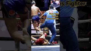 Muay Thai Referee Saves Fighter 🏅