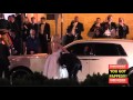 Lady Gaga and Taylor Kinney arrives to the Vanity Fair Oscar Award Party at Wallis Annenberg Center
