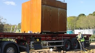 Bawdsey WW2 Radar station - Mystery steel box delivered