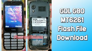 Download GDL G80 Flash File MT6261 (Firmware) 100% Tested