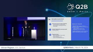 Q2B24 Paris | How QS Leverages Quantum Power to Tackle Specific Insurance Use-Cases | Olivier Pegeon