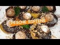 PESCHE RIPIENE con cacao e amaretti ricetta piemontese fatte in casa