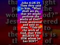 believing jesus in itself is the work that pleases the lord god the father rest all secondary to it