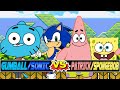 M.U.G.E.N. Battles | Gumball Watterson/Sonic vs SpongeBob SquarePants/Patrick Star